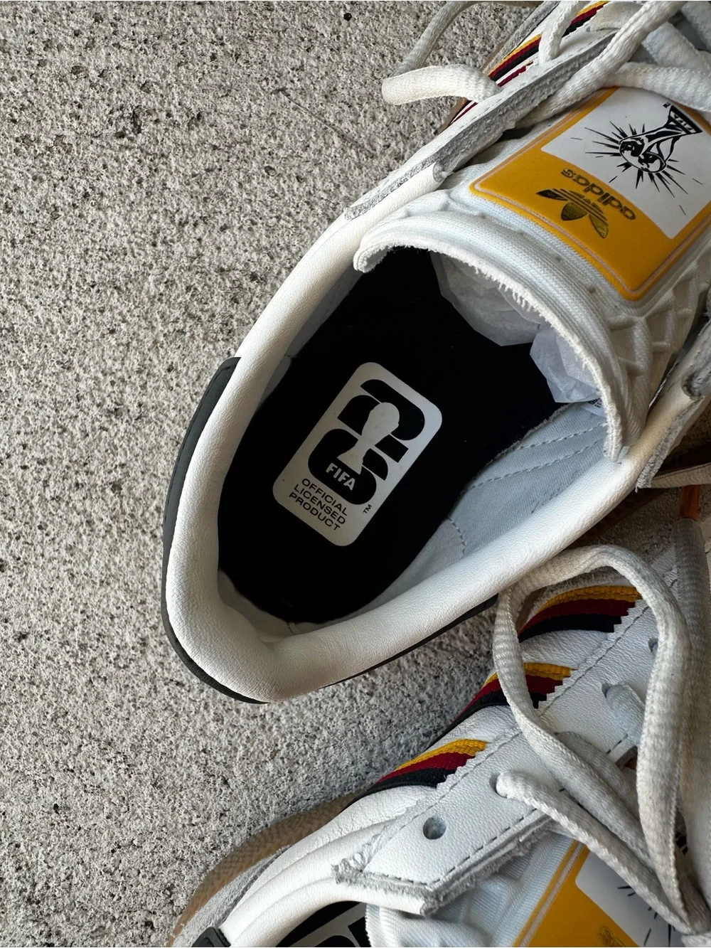 ADIDAS Men’s FIFA World Cup Handball Spezial Shoes German Flag Inspired